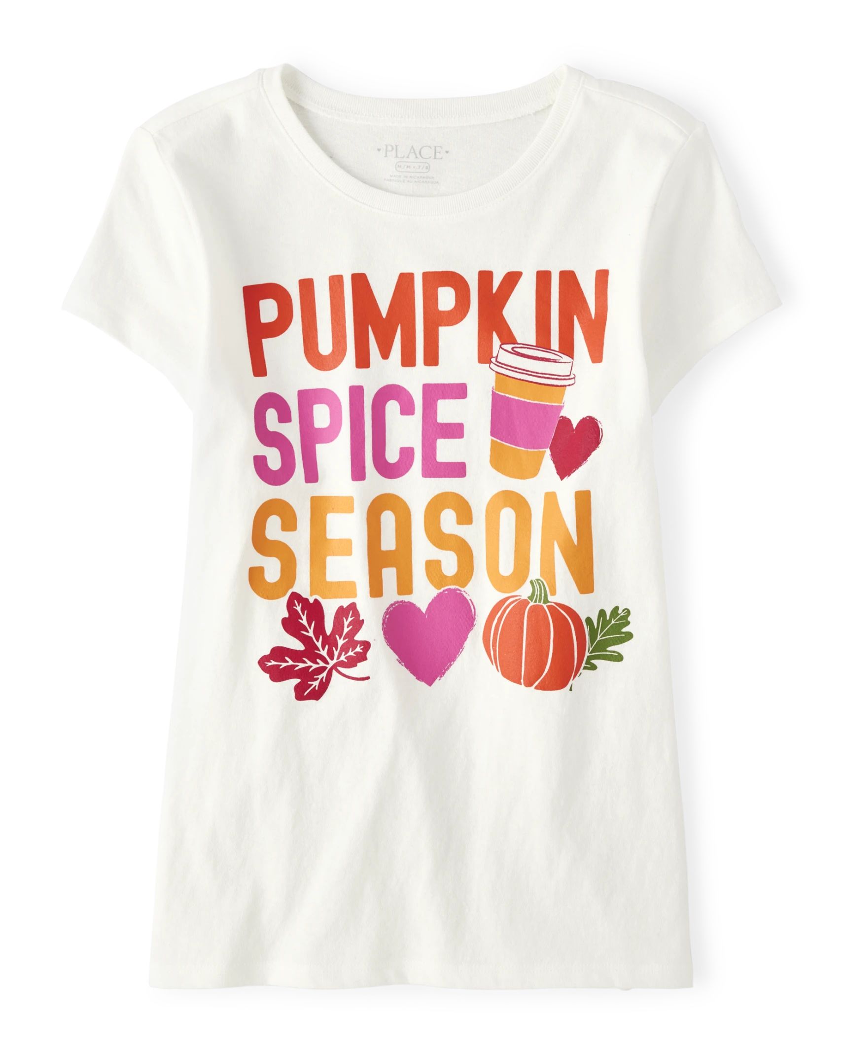 Girls Pumpkin Spice Season Graphic Tee - bunnys tail | The Children's Place