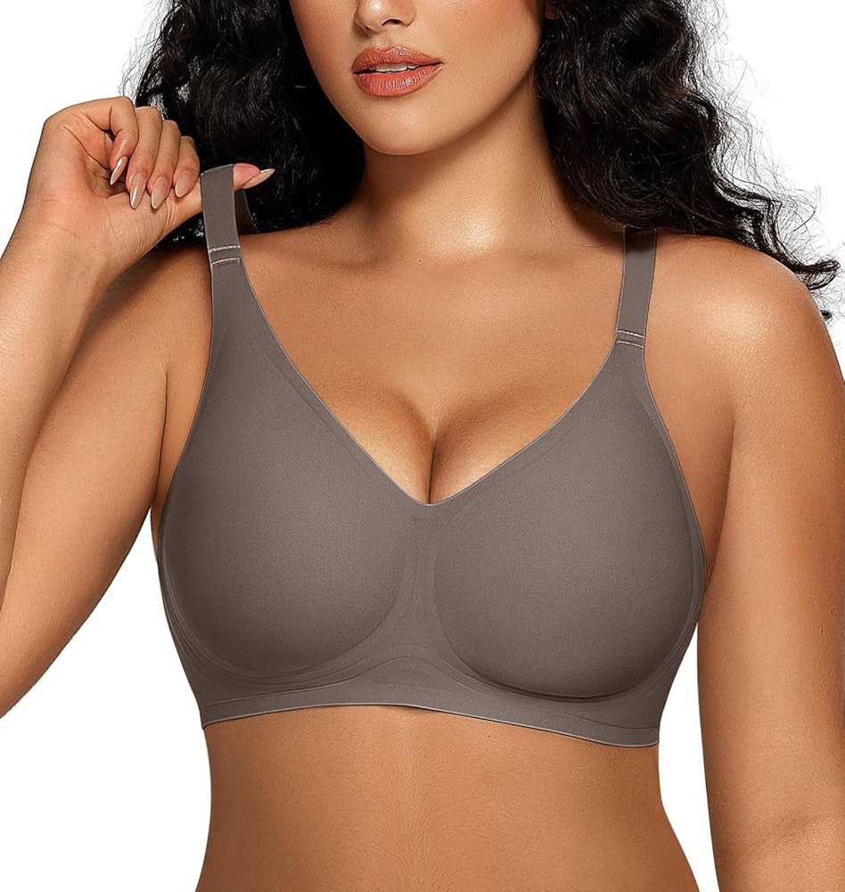OEAK Women Comfortable Push Up Bras Wireless Seamless Full Coverage Bra Buttery Soft Everyday Tsh... | Amazon (US)