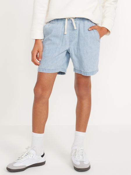 Above Knee Twill Non-Stretch Jogger Shorts for Boys | Old Navy (US)