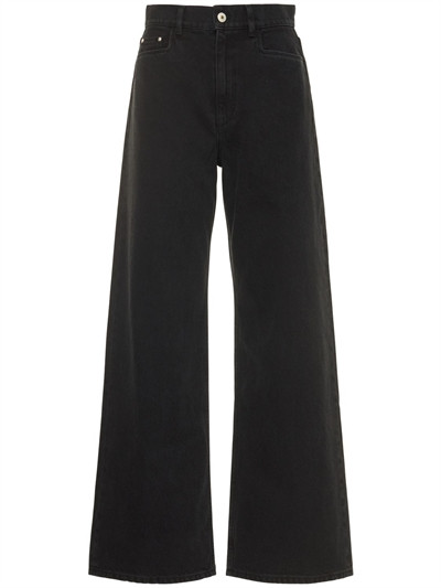 Wandler - Magnolia cotton denim blend jeans - Black | Luisaviaroma | Luisaviaroma