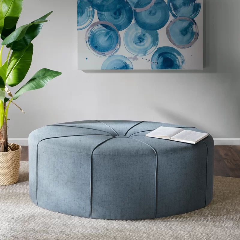 Christopher Tufted Oval Cocktail Ottoman | Wayfair North America