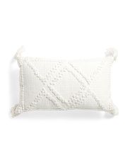 14x24 Indoor Outdoor Diamond Pattern Pillow | TJ Maxx