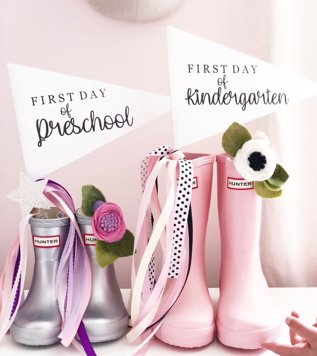 First Day of School Flag PRINTABLES Preschool Through 6th - Etsy | Etsy (US)