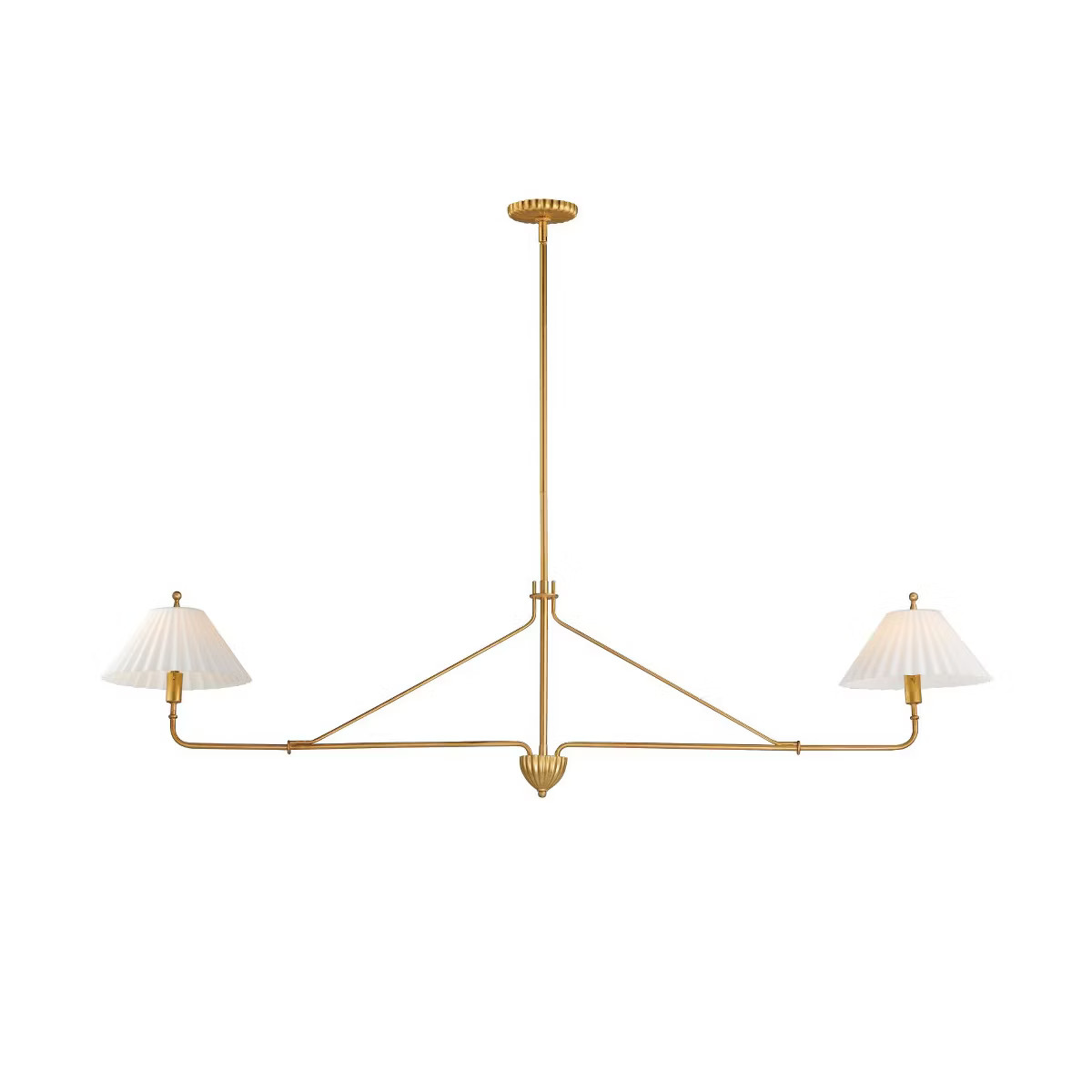 Maxim Lighting Kismet 2 - Light Island Pendant Light in  Gold Leaf | Target