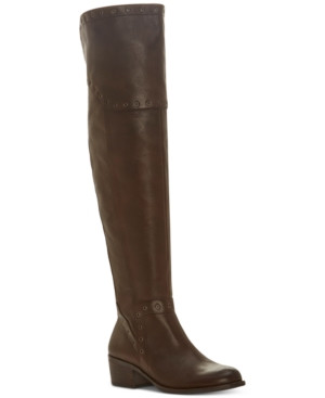 Vince Camuto Bestan Grommet Over-The-Knee Boots Women's Shoes | Macys (US)