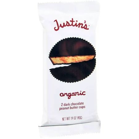 Justin's Peanut Butter Cups, Dark Chocolate, 1.4 Ounce (Pack of 6) | Walmart (US)