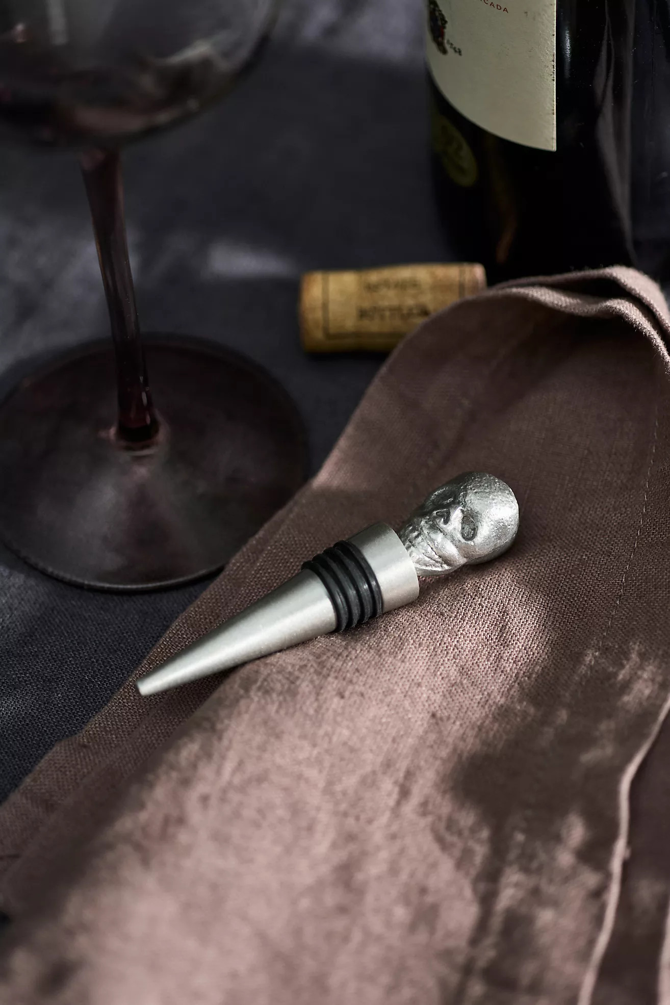 Skull Wine Stopper | Anthropologie (US)