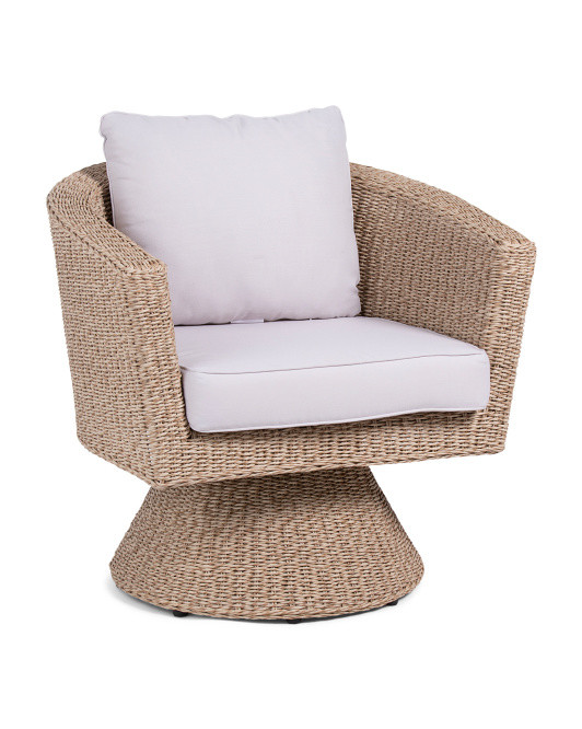 35x33 Outdoor Wicker Swivel Chair | Furniture & Lighting | Marshalls | Marshalls