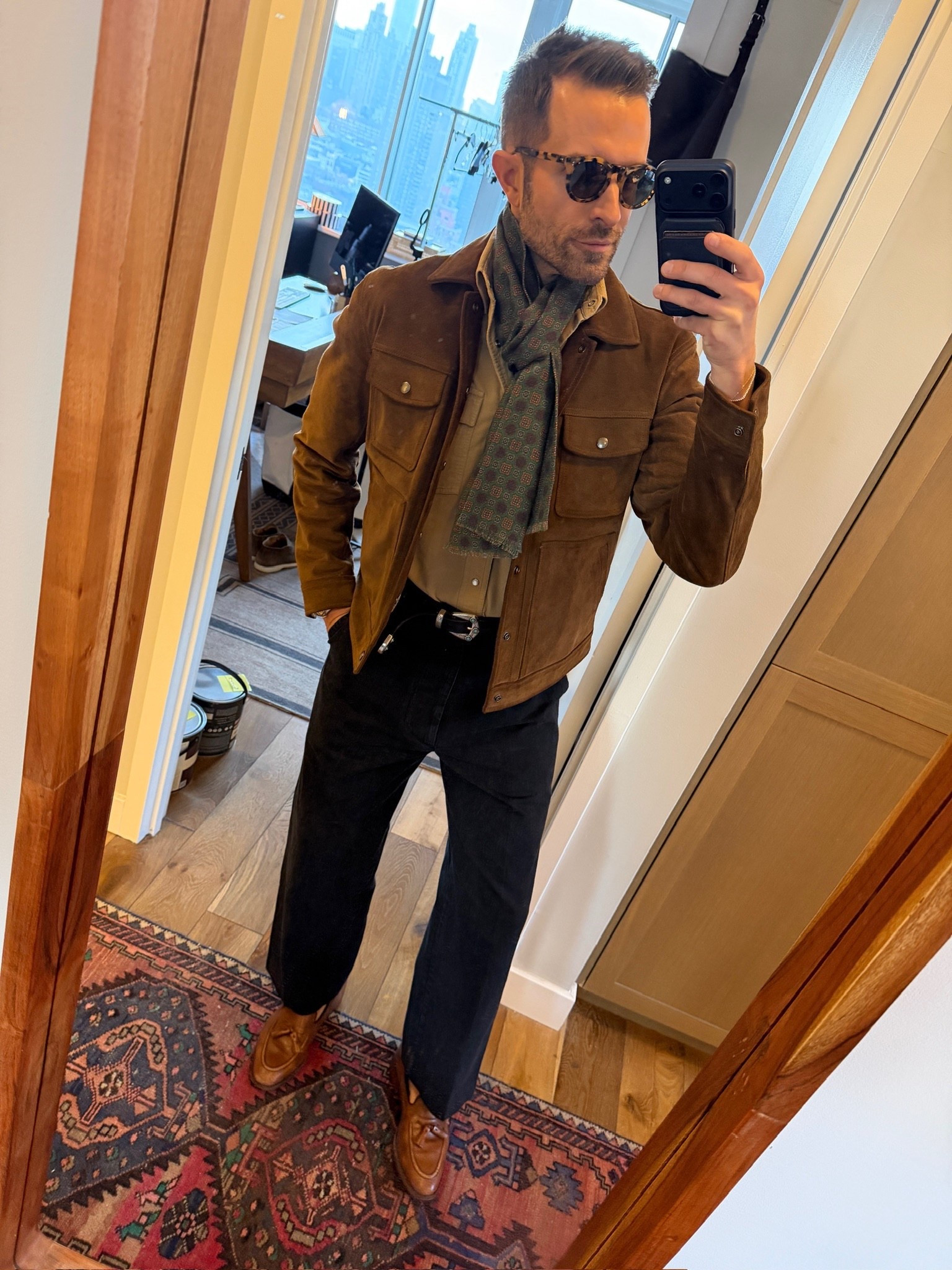 I picked up this silk scarf in Europe, but I linked a bunch of similar styles below for you. There’s just something so effortlessly chic about it #OOTD 

#LTKStyleTip #LTKSeasonal