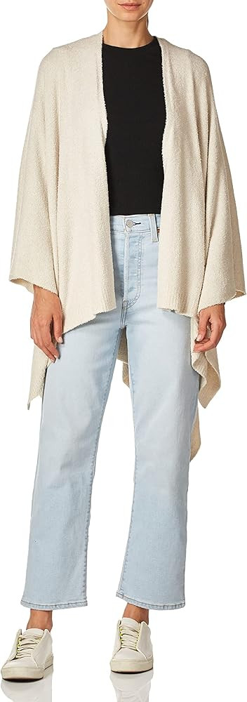 Barefoot Dreams CozyChic Lite Weekend Wrap - Heathered One Size | Amazon (US)