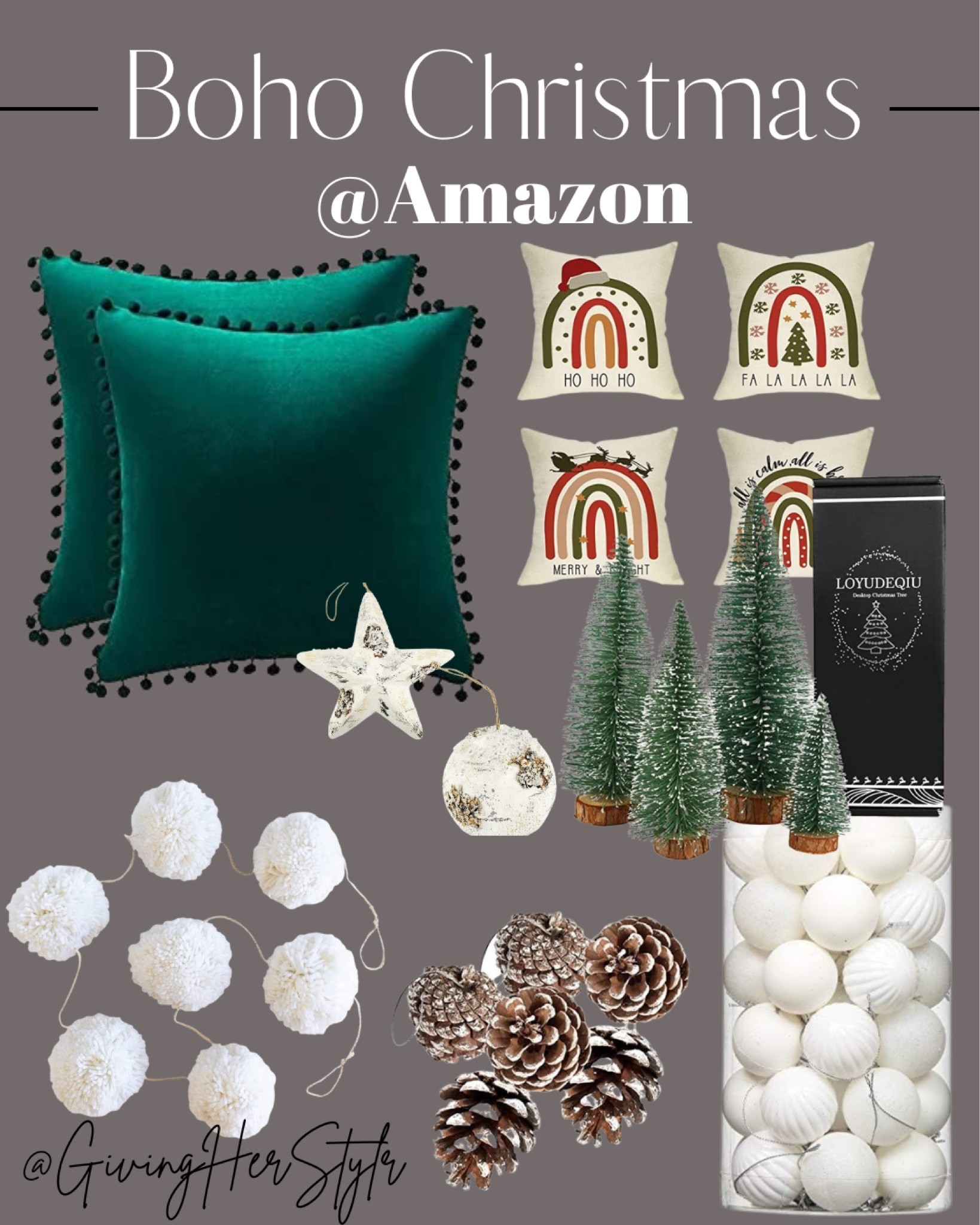 Christmas decor from Amazon! 

Amazon. Amazon prime. Amazon decor. Amazon seasonal. Amazon home decor. Amazon Christmas decor. Amazon holiday decor. Amazon seasonal decor. Boho Christmas. Boho chic. Boho Christmas decor. Boho Christmas tree. Christmas tree themes. Pampas grass. Christmas decor. White Christmas decor. Modern Christmas decor. White and black Christmas decor. Snowy Christmas decor. Stockings. Neutral Christmas decor. Christmas home decor. Seasonal decor. Living room decor. Christmas living room decor. Christmas bathroom decor. Christmas bath towel. Christmas hand towel. Christmas kitchen towel. Christmas bath mat. Modern Christmas decor. Farmhouse Christmas decor. Christmas blanket, Christmas throw pillows. 
#amazon #christmas #christmasdecor #home #amazonhome #seasonal #holidays 

#LTKhome #LTKSeasonal #LTKHoliday