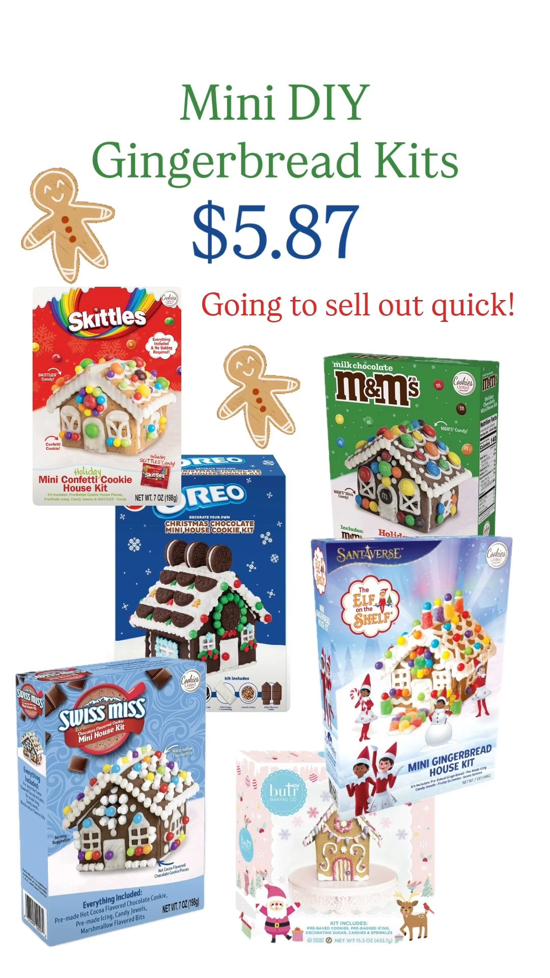 Under $6 - Gingerbread houses that are perfect for individual use! Kids are going crazy!

#LTKKids #LTKHoliday #LTKGiftGuide