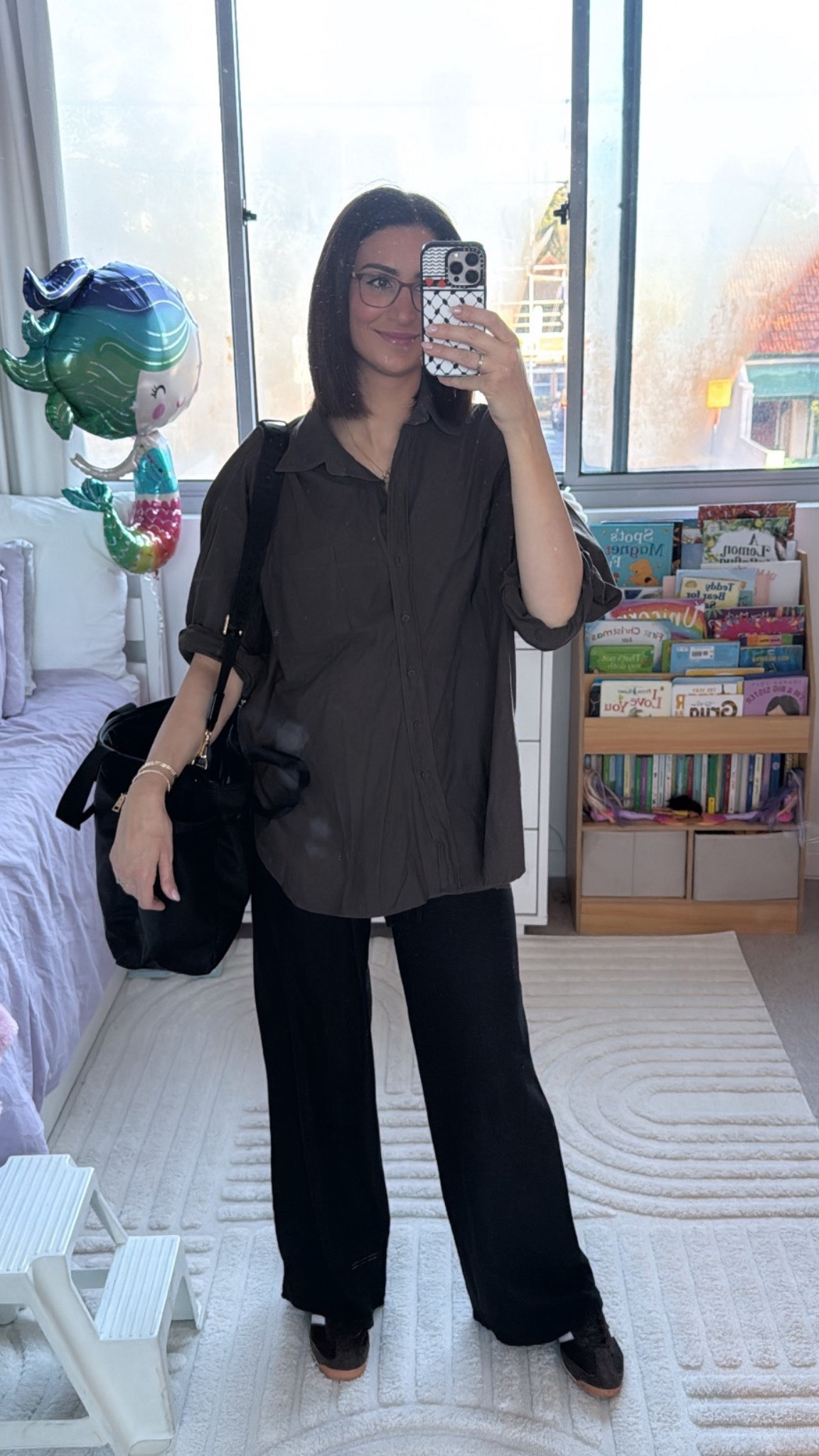 Love this shirt. Wearing a size 12 in shirt pants and 43 in shoes xx 

#LTKspring #LTKaustralia #LTKworkwear