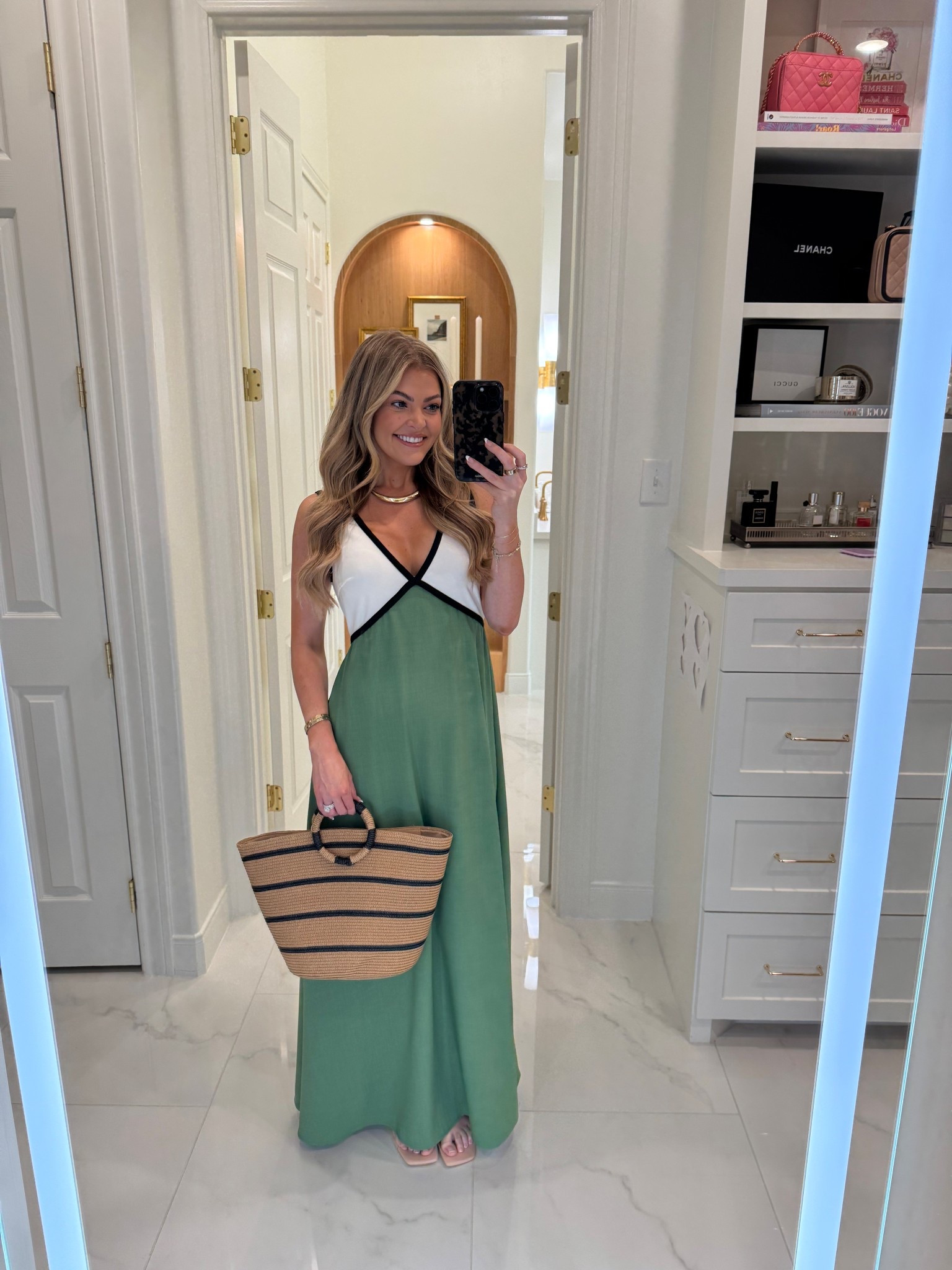 obsessed with this colorblock maxi dress from @vici! very lightweight, but not see thru anywhere. (wearing size small) I also love this statement necklace - the perfect piece to upgrade any outfit! 

use code JESSICASAVE30 for 30% off sitewide!! 

maxi dress, vici haul, affordable fashion, summer dress, vacation dress, date night 

#LTKSeasonal #LTKSaleAlert #LTKFindsUnder100