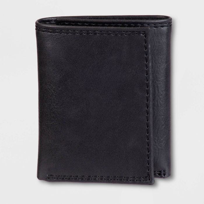 RFID Extra-Capacity Trifold Wallet - Goodfellow & Co™ Black One Size | Target