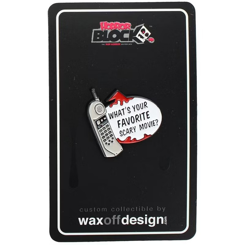 Nerd Block Scream Phone "What's Your Favorite Scary Movie?" Enamel Collector Pin | Target