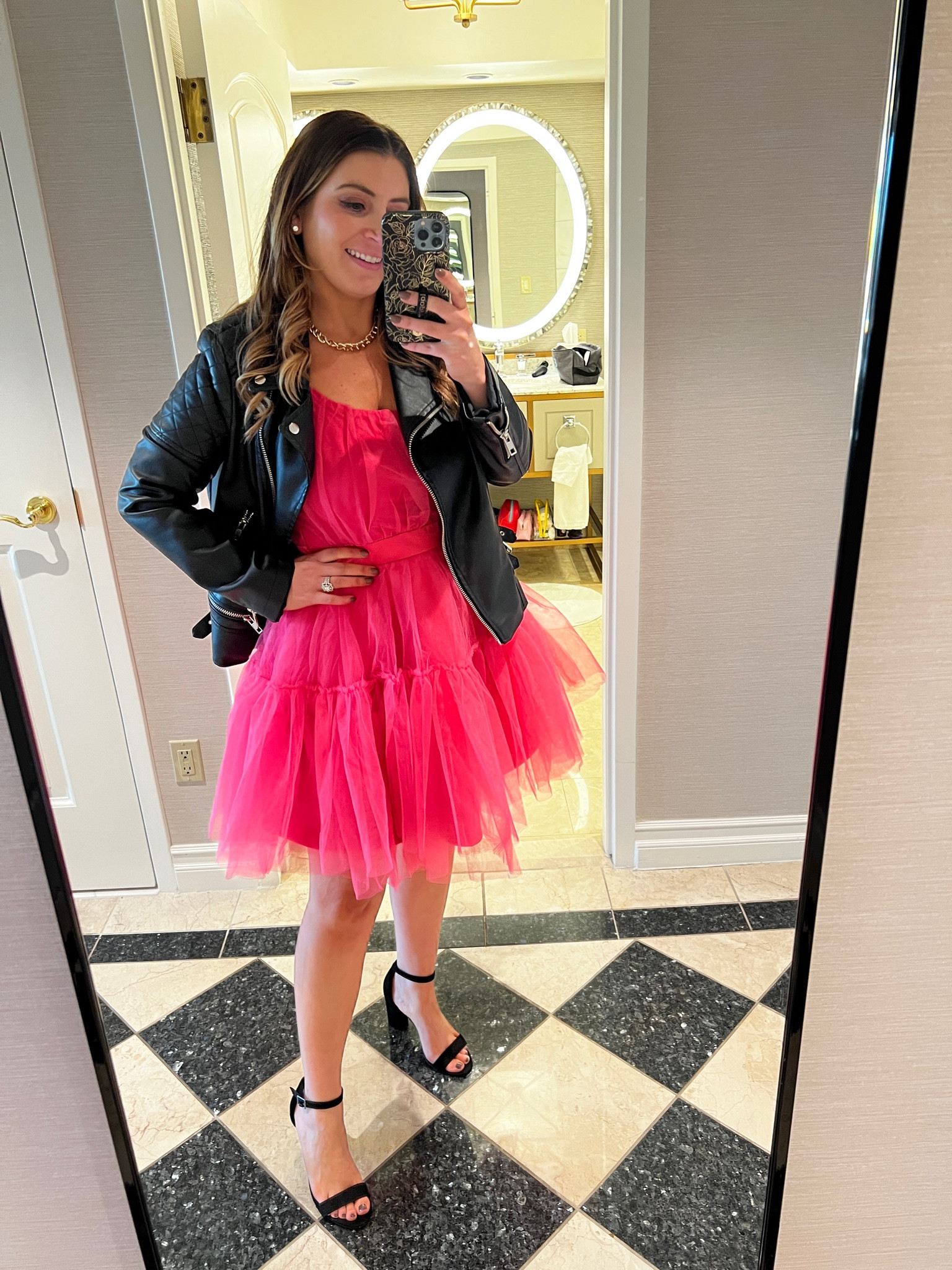 pink dress with black heels Short Cotton Summer Short Puff Sleeves Pink / Large this pink cotton sundress has short puff sleeves katiebengson on LTK