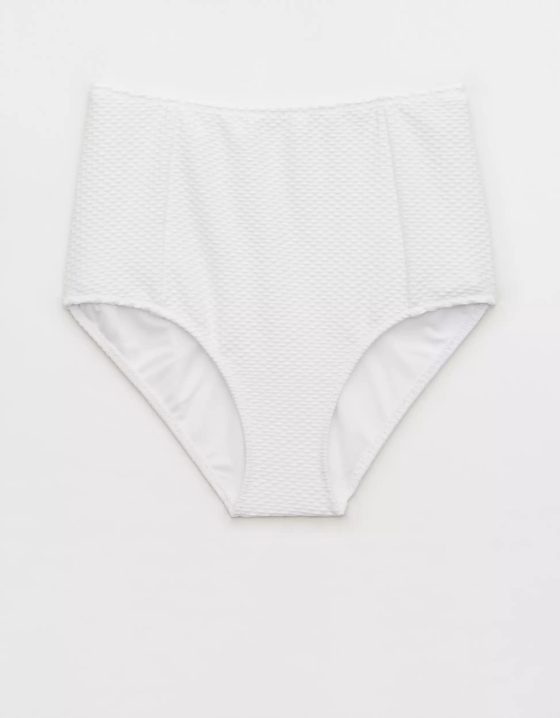Aerie Jacquard High Waisted Bikini Bottom | Aerie