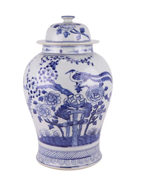 Pheasant Ginger Jar (2 Sizes) | The Enchanted Home