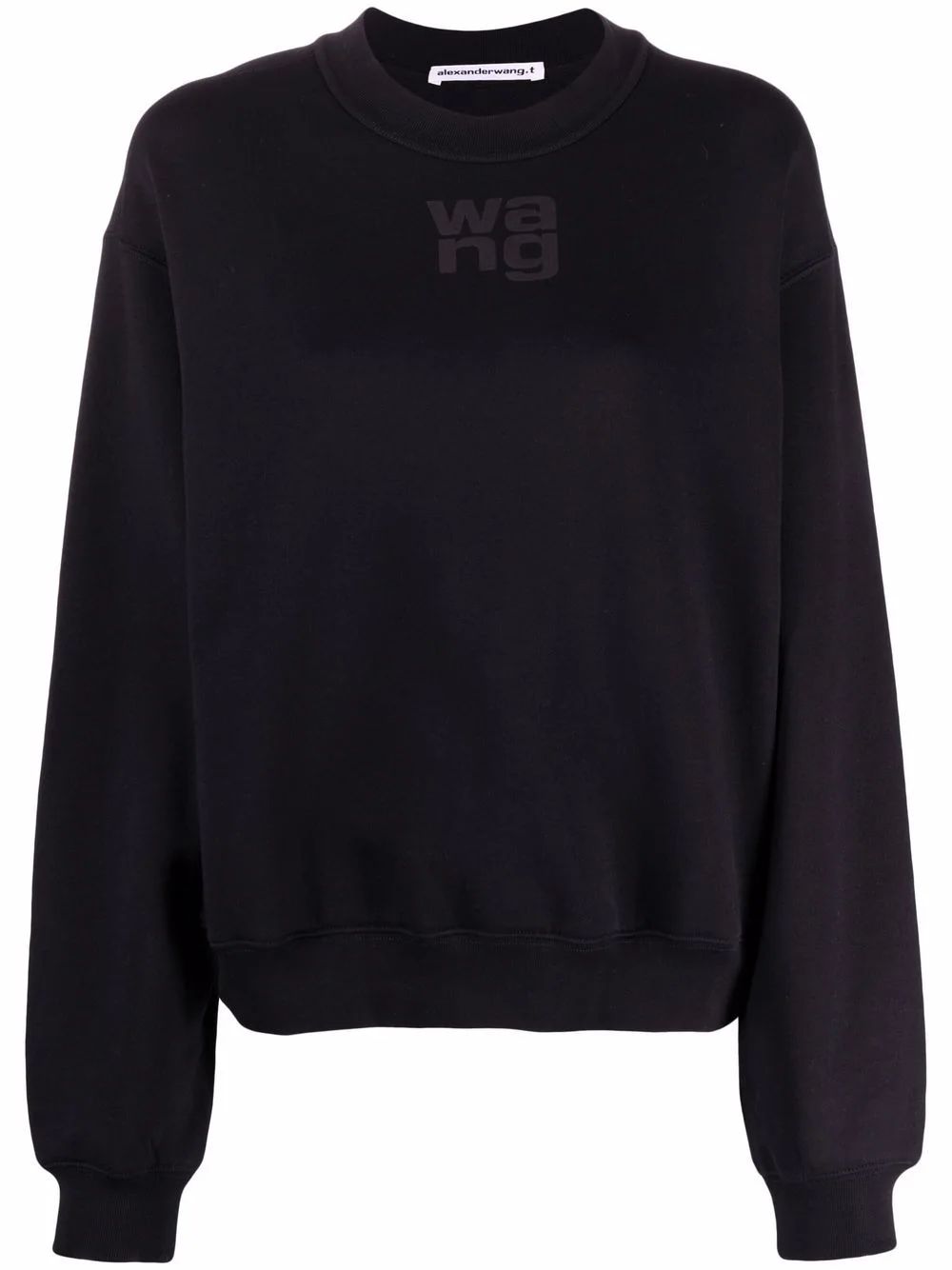 logo-print crew neck sweatshirt | Farfetch Global