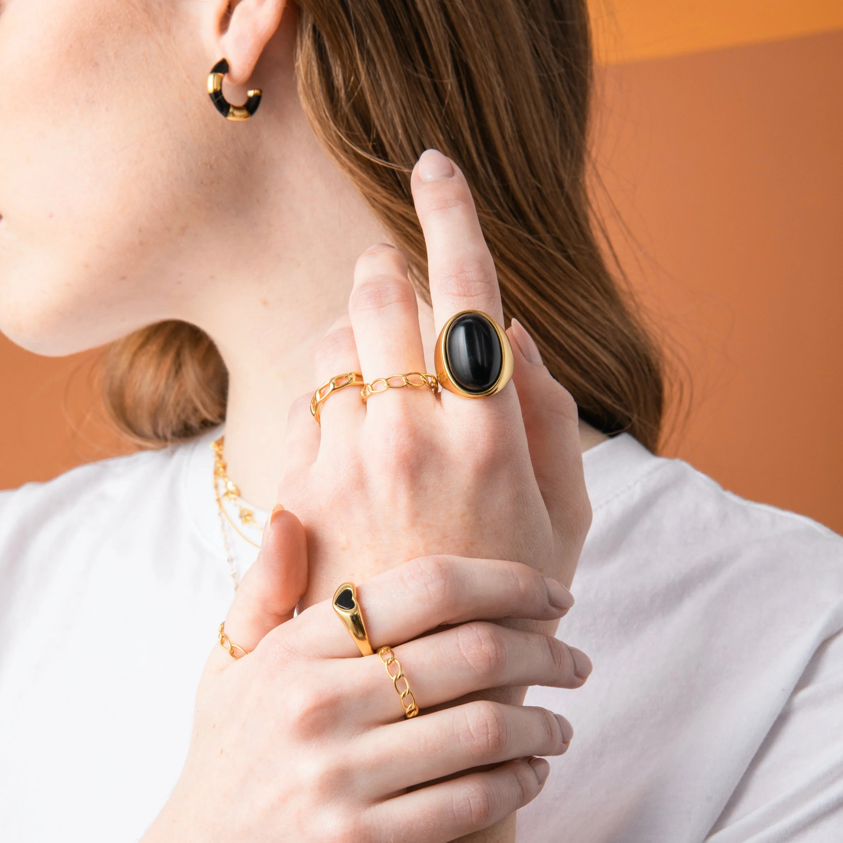 Venti Ring - Black | Victoria Emerson