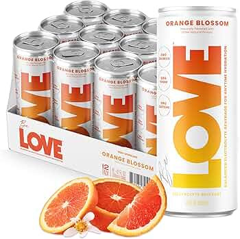 Be LOVE™ Lightly Flavored Still Electrolyte Drink — Non-Carbonated, Zero Sugar, Zero Calories... | Amazon (US)