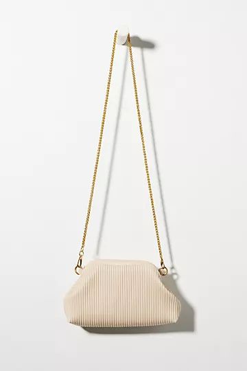 Faux Leather Clamshell Clutch | Anthropologie (US)