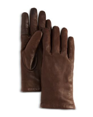 Cashmere Lined Leather Tech Gloves - Exclusive | Bloomingdale's (US)