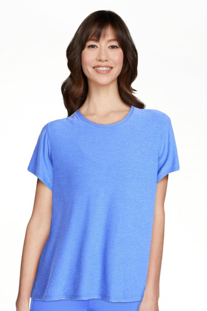 Athletic Works Women's and Women's Plus Relaxed ButterCore Tee with Short Sleeves, Sizes XS-4X | Walmart (US)