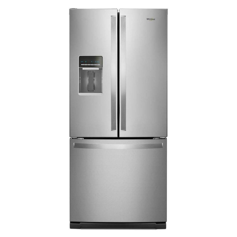 20 cu. ft. French Door Refrigerator in Fingerprint Resistant Stainless Steel | The Home Depot