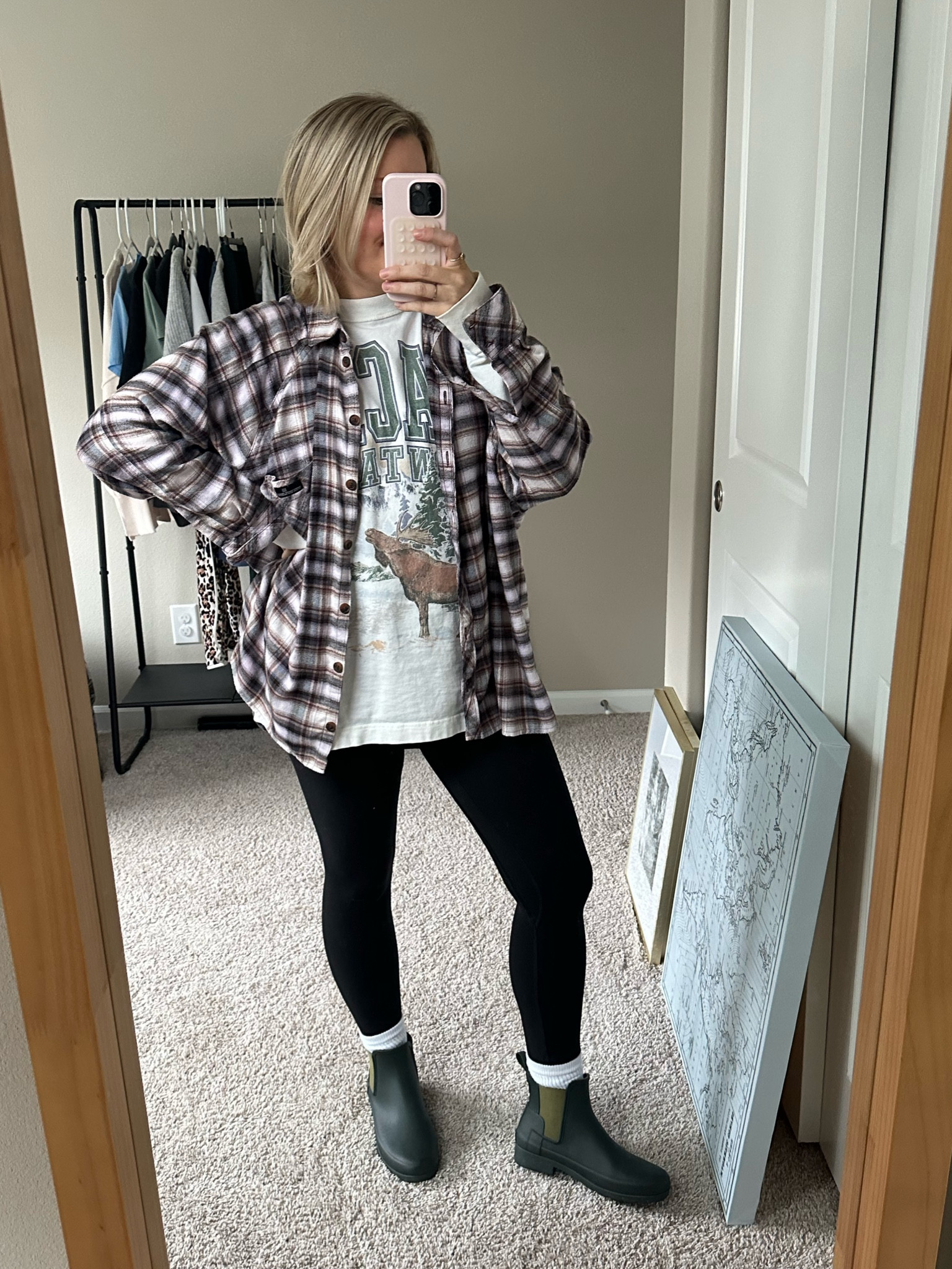 rainy fall outfit of the day 

#LTKStyleTip #LTKSeasonal #LTKFindsUnder100