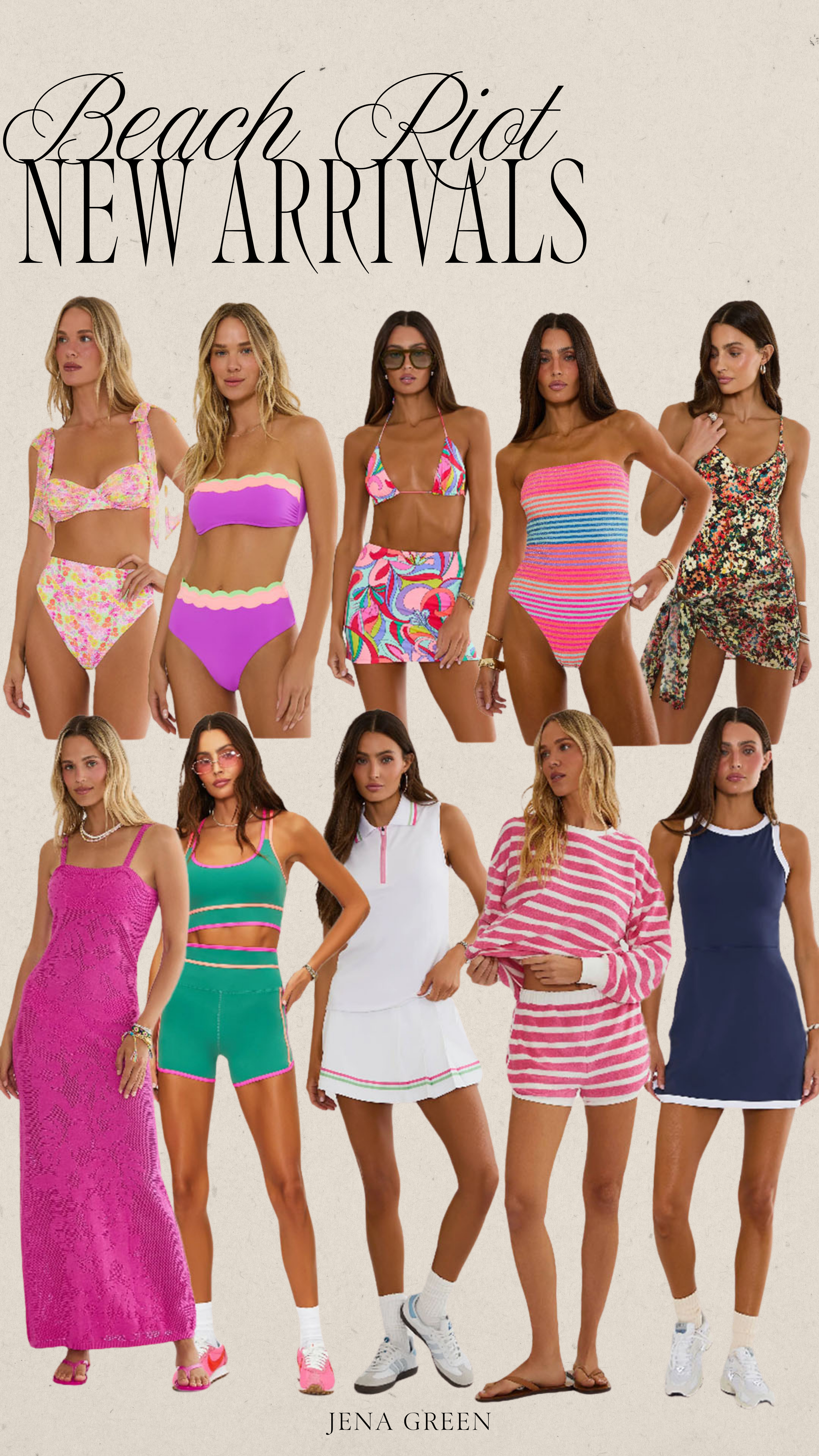 Beach Riot New Arrivals | Beach Riot New Swimsuits | Beach Riot New Fashion | Summer Outfits 

 #LTKSeasonal #LTKActive #LTKSwim
