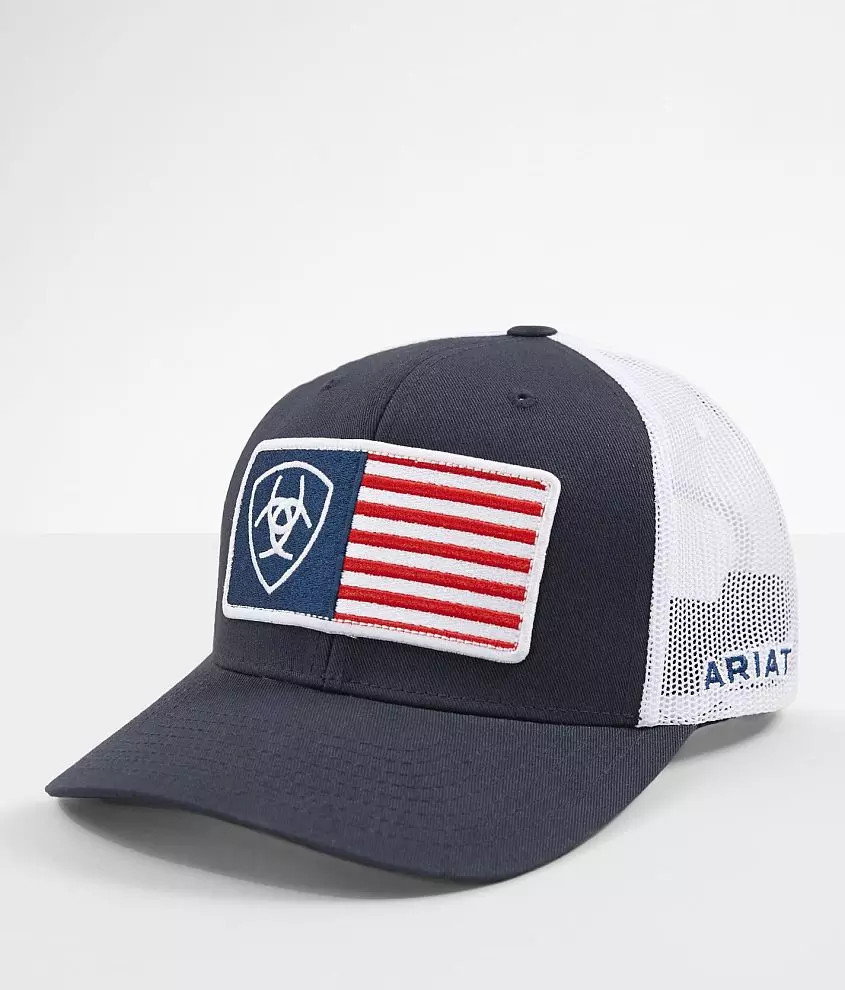 USA Flag Trucker Hat | Buckle