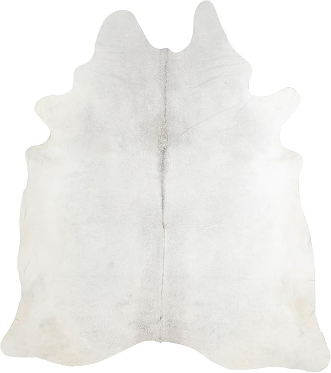 Cowhides Direct Genuine Cowhide Rug - Light Grey Rug for Living Room, Bedroom & More - Authentic ... | Amazon (US)