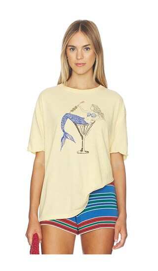 Free People Best Coast Tee in Yellow. - size XS | Revolve Clothing (Global)