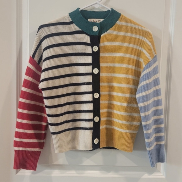 Alex Mill Colorblock Cashmere Sweater Size XS | Poshmark