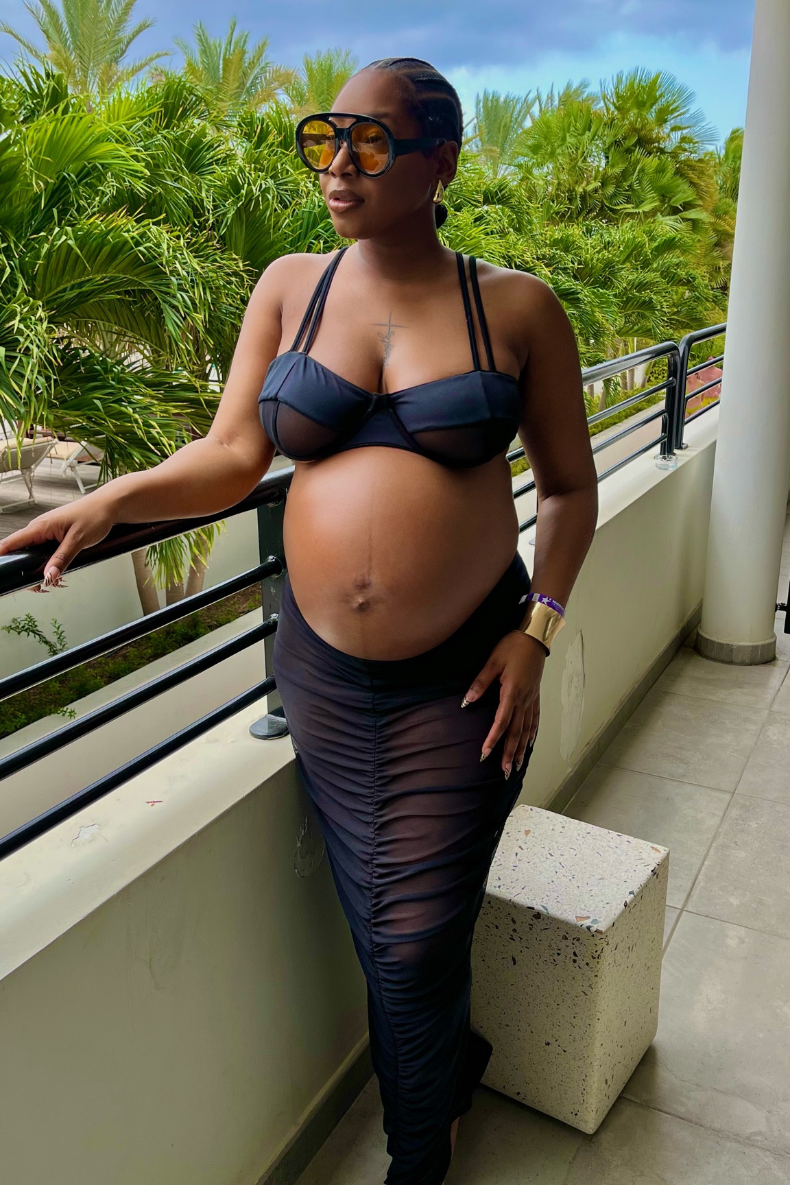 Black two piece mesh swim set ! It has a lot of stretch ! I purchased a large !

#LTKbump #LTKswim #LTKtravel