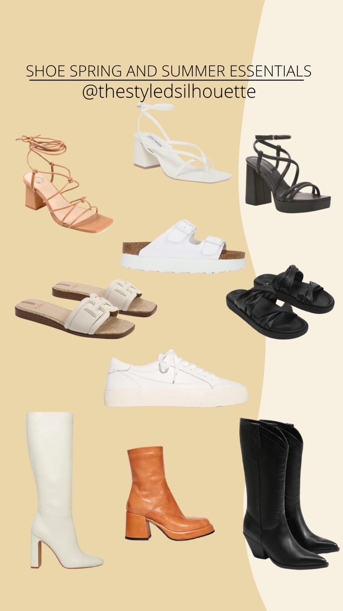 Heels// slides// sneakers// boots 

#LTKSeasonal #LTKsalealert #LTKshoecrush