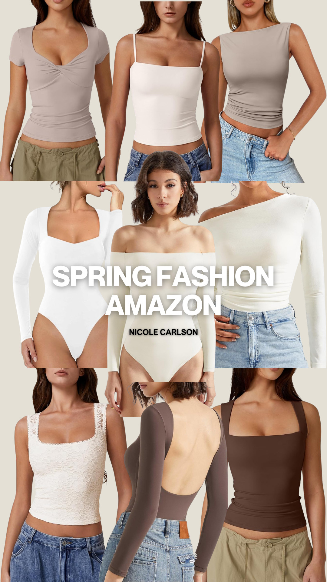 Spring basic and neutral tops  

 

#LTKootd #LTKSeasonal #LTKU