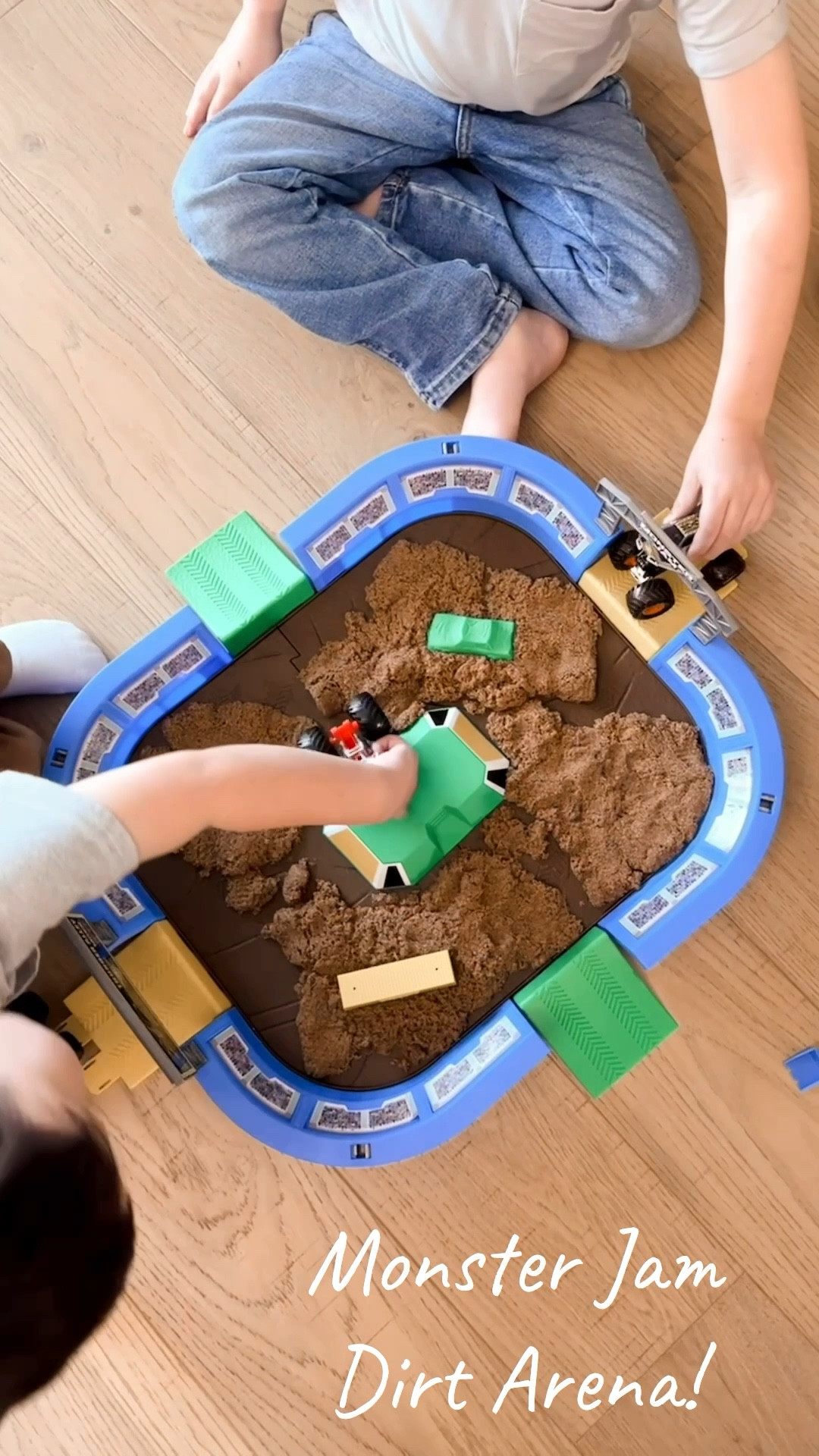 Monster Jam // Let them play in their very own Monster Truck dirt arena! // Comes with kinetic sand for an easier clean up! 

#LTKKids #LTKmomlife