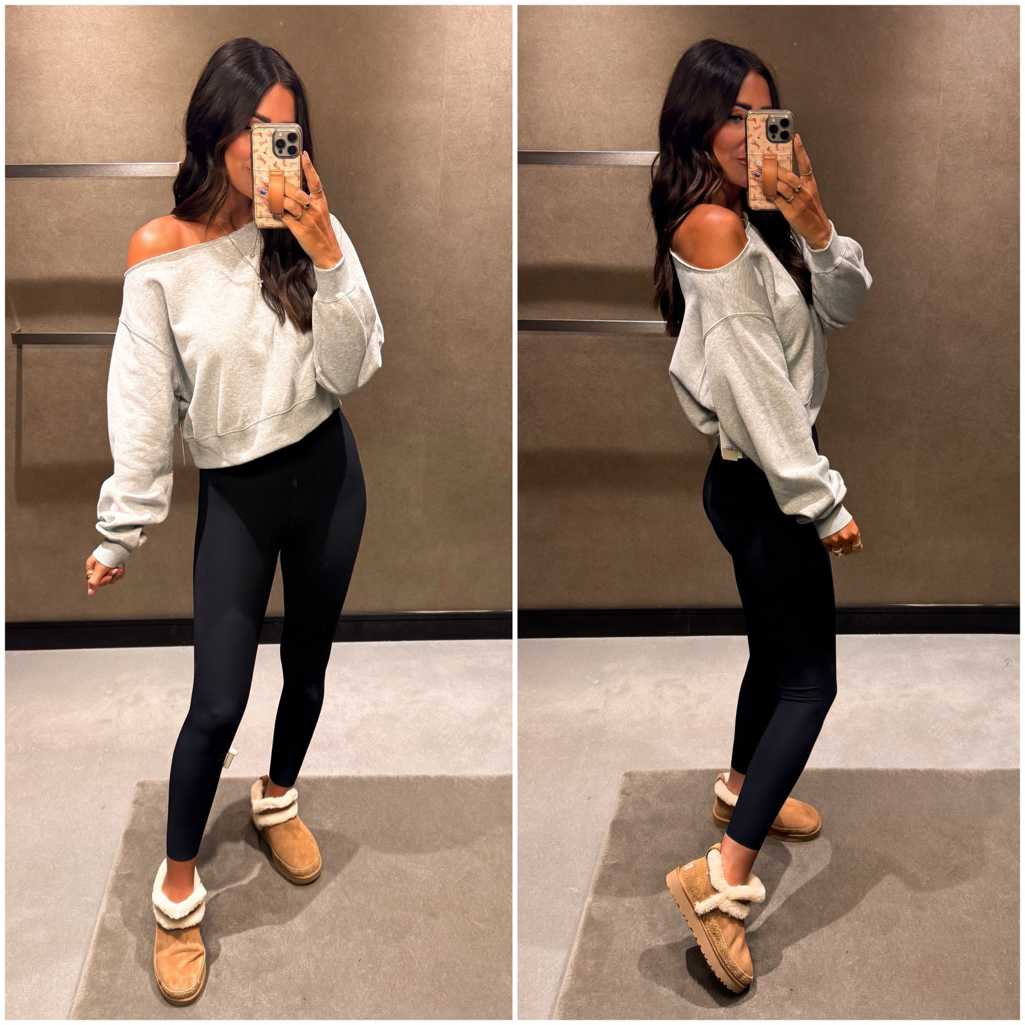 NSale comfies! Sweatshirt size medium 
These ribbed Nike leggings are SO GOOD size small 
Uggs true to size 

#LTKFindsUnder50 #LTKSaleAlert #LTKFindsUnder100