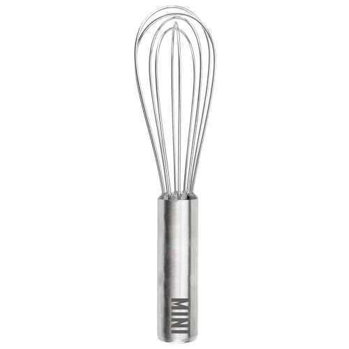 Stainless Steel Mini Whisk, 6" - Kitchen Mini Whisks for Cooking, Blending, Mixing, Stirring, Whipping & Beating - Whisking Tool as Mixer, Frother & Stirrer - Dishwasher Safe Whisker | Amazon (US)