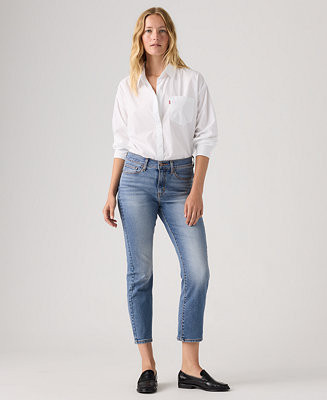 Levi's Women's Classic Mid-Rise Ankle Straight-Leg Jeans - Macy's | Macy's