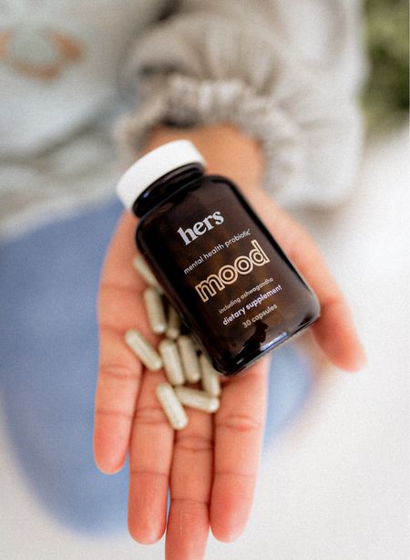 Hey there, my awesome buddies! Let me tell you about a supplement that I am absolutely obsessed with - Mood Mental Health Probiotic by hers. Seriously, it's the bomb!

Not only does it do wonders for your gut health, but this incredible daily probiotic also supports the connection between your tummy and your brain, all while boosting your mood. Talk about a win-win situation! When your gut is in tip-top shape, your mind follows suit. Say hello to a balanced gut and a balanced mind. It's like they were meant to be together!

And guess what? This little gem is specifically designed for us amazing ladies. It's called Mood for a reason, because it's all about promoting digestive balance and emotional well-being. Because let's be real, our emotions can sometimes get the best of us. But fear not, Mood has got your back!

This fantastic supplement naturally manages your mood, taking care of both your physical and mental health. It's a total game-changer, my friends.

So, what are you waiting for? Get your hands on Mood Mental Health Probiotic by hers and let it work its magic. Trust me, you'll thank me later. Let's rock a happy gut and a happy mind together!

#LTKfitness #LTKbeauty #LTKfindsunder100