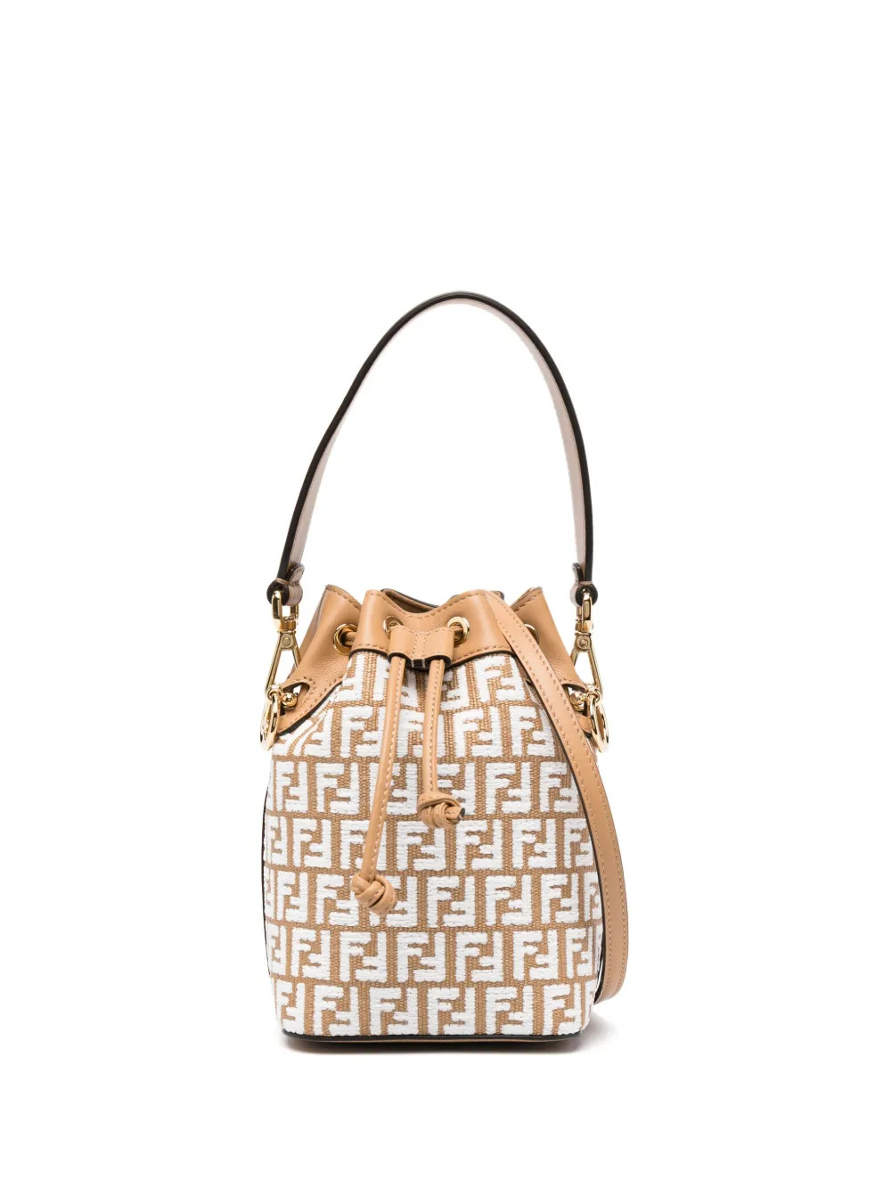 FENDI Mon Tresor Raffia Bucket Bag | Brown | FARFETCH MX | Farfetch Global