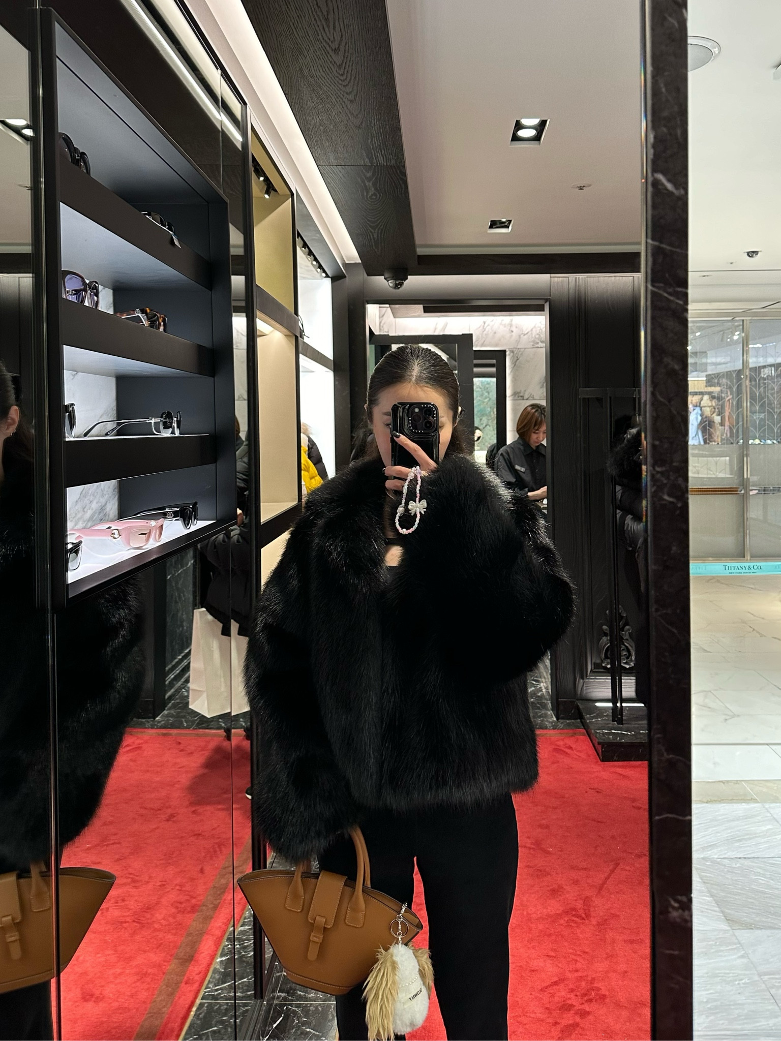 Black faux fur jacket 🖤

#LTKSeasonal #LTKsalealert