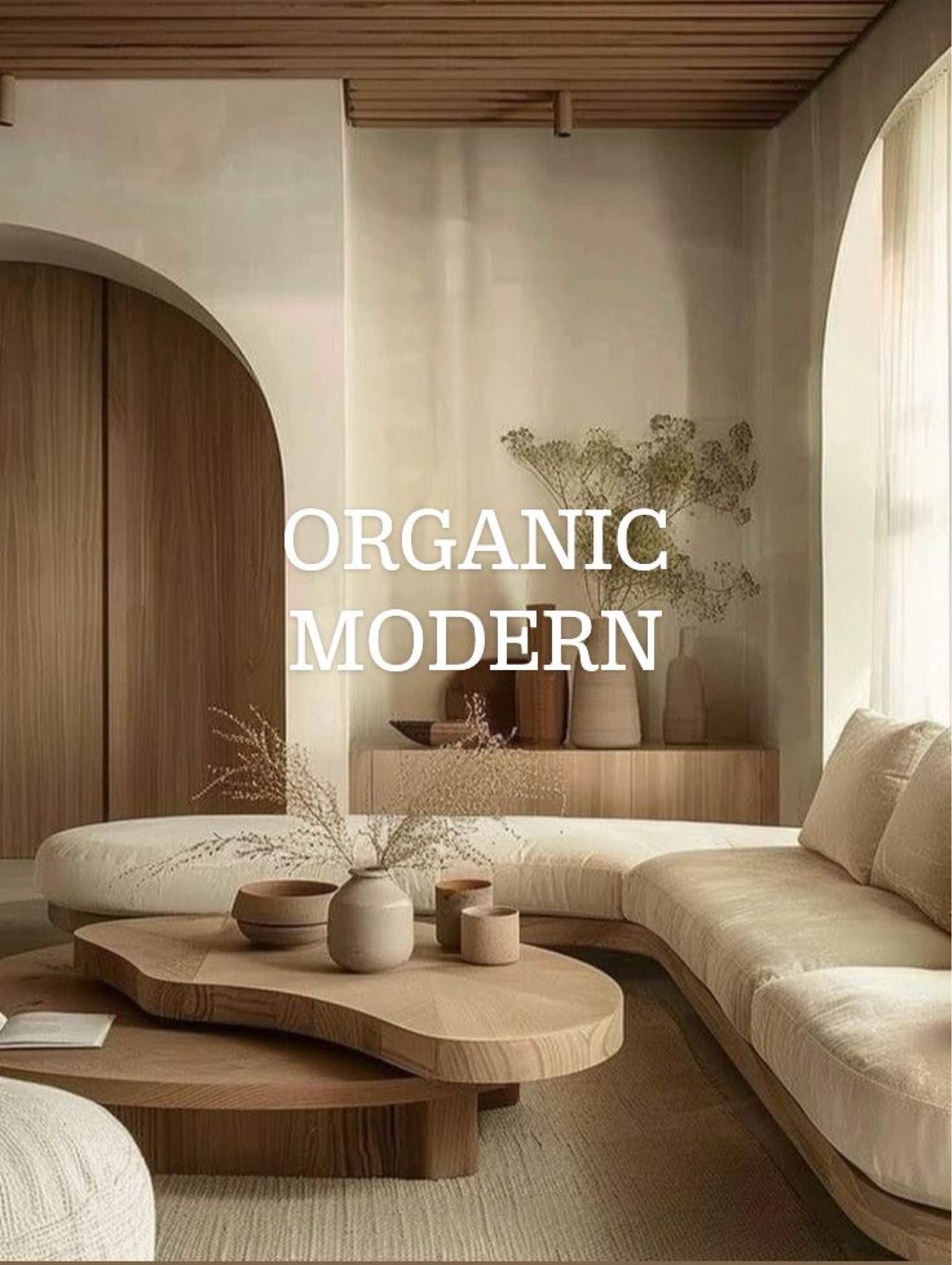 Calm and beautiful neutral Organic Modern Living Room #LTKHome

Curved sectional couch, curved wood coffee table, clay vase  neutral tones

#LTKcasa #LTKstyletip
