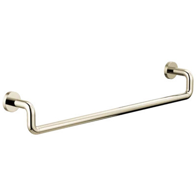 Brizo Litze 24 inch towel bar in brilliance luxe gold