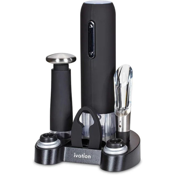 Ivation Wine Gift Set, Includes Electric Wine Bottle Opener, Wine Aerator, Vacuum Wine Preserver | Bed Bath & Beyond