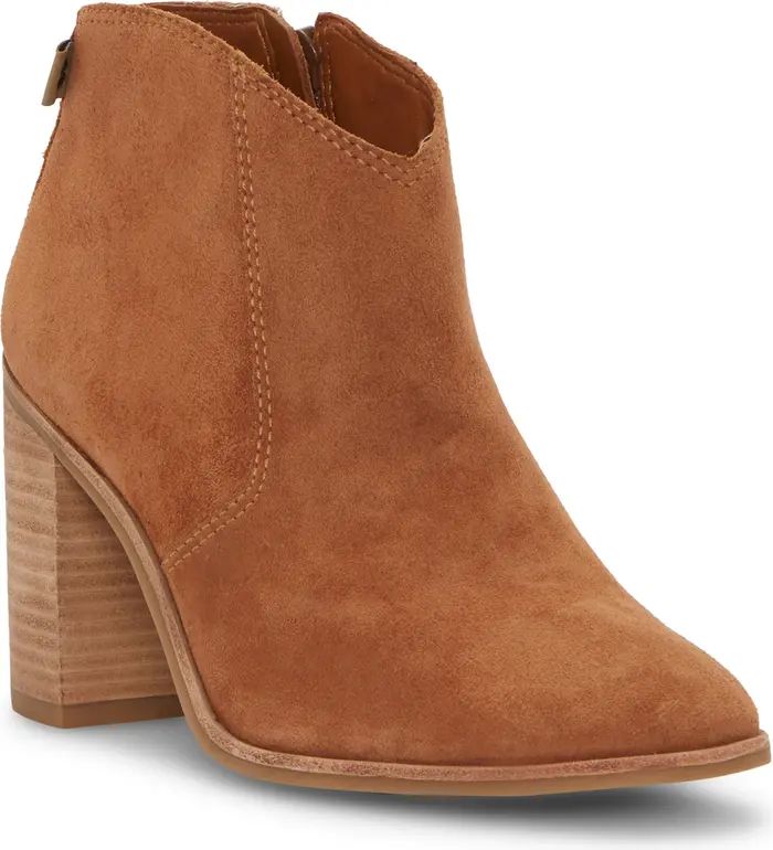 Lucky Brand Pellyon Stack Heel Bootie | Brown Booties Outfit | Fall Booties | Nordstrom